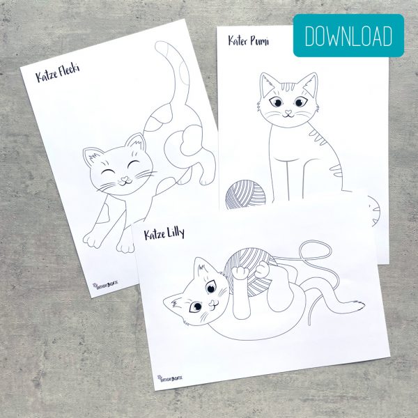 Katze Ausmalbilder