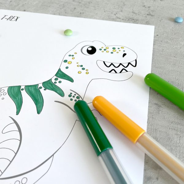 Dino Ausmalbild