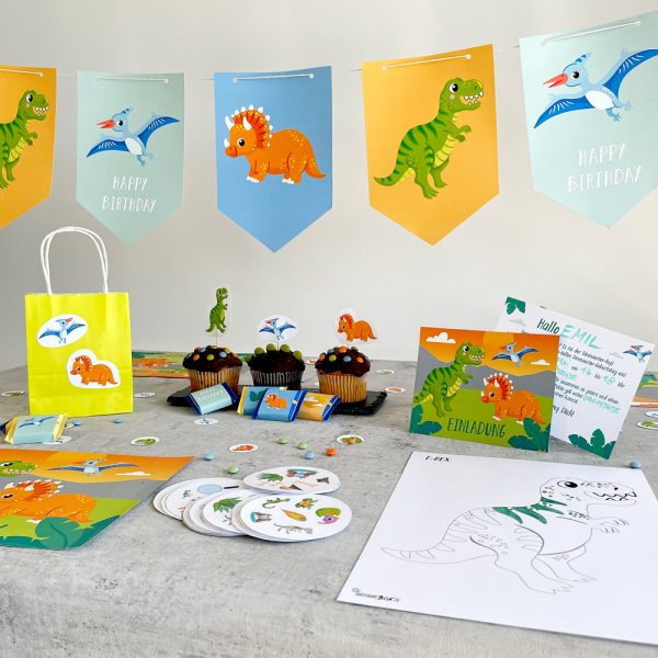 Deko für den Dino Kindergeburtstag