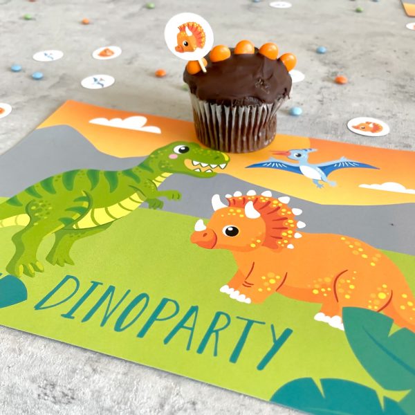 Tischset Dino Geburtstag