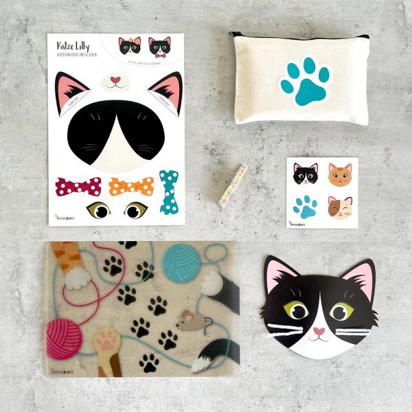 Ergänzungsset zur BirthdayBOX Katzen Geburtstag