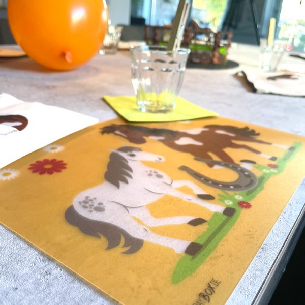 Tischset Pferde Geburtstag
