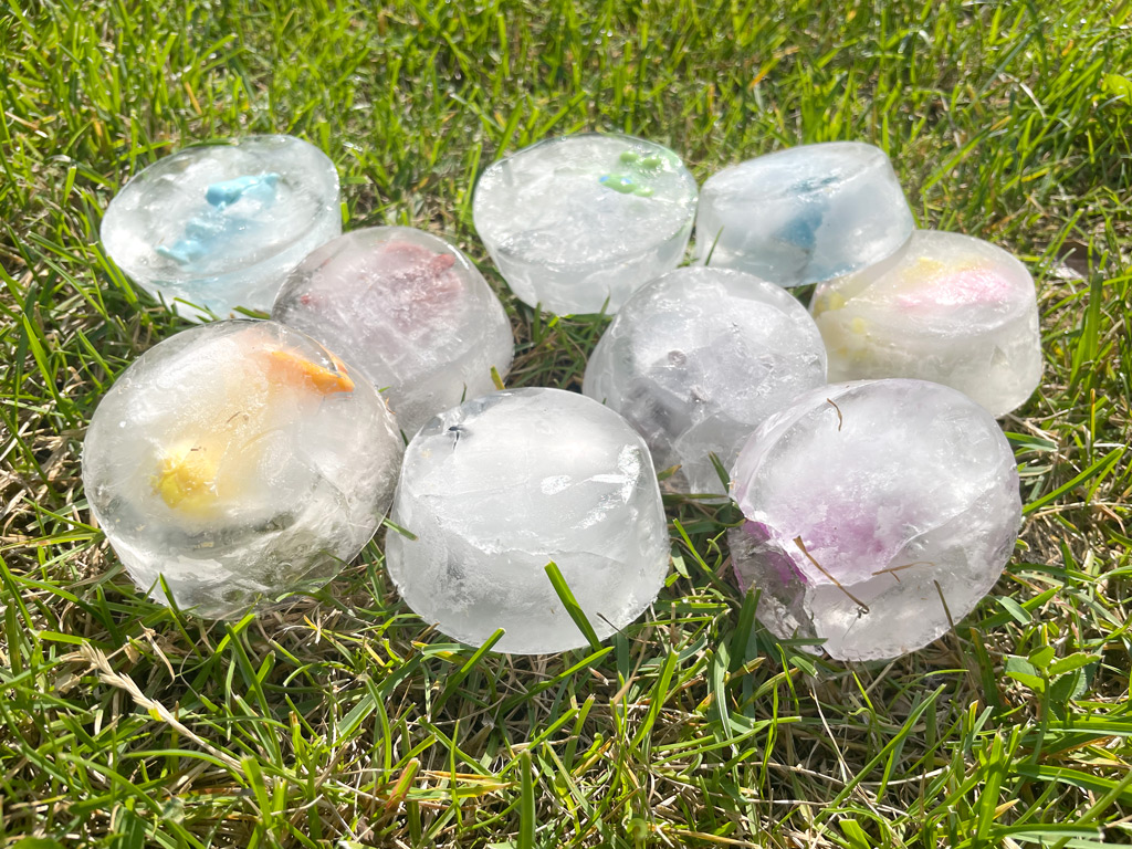 Schatz aus dem Eis befreien