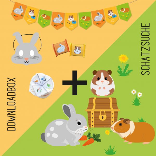 Mümmel Geburtstag Set – Schatzsuche & Downloadbox
