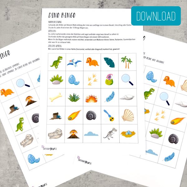 Dino Bingo