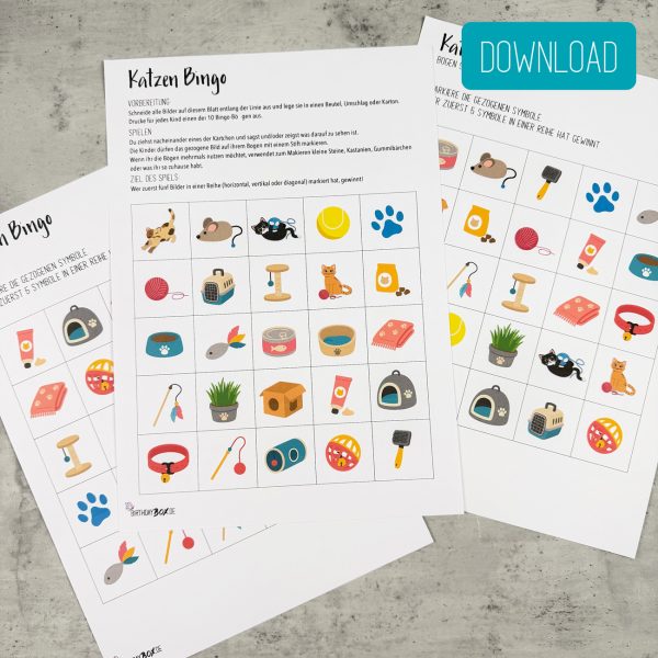 Katzen Bingo